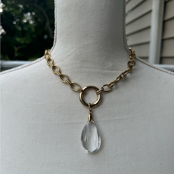 MIKE GOLD STATEMENT NECKLACE - Picture 6 of 7